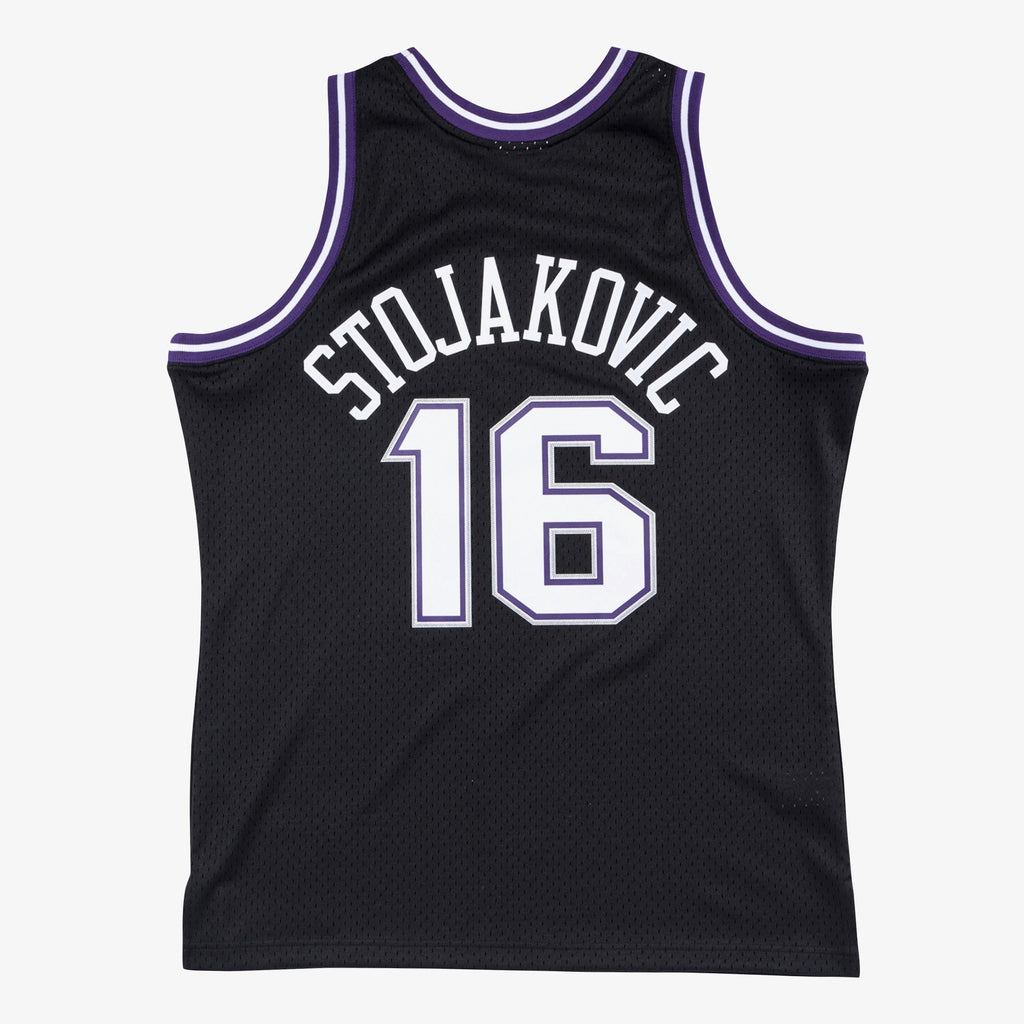 Peja Stojakovic Kings 2001-02 Black Jersey Stitched