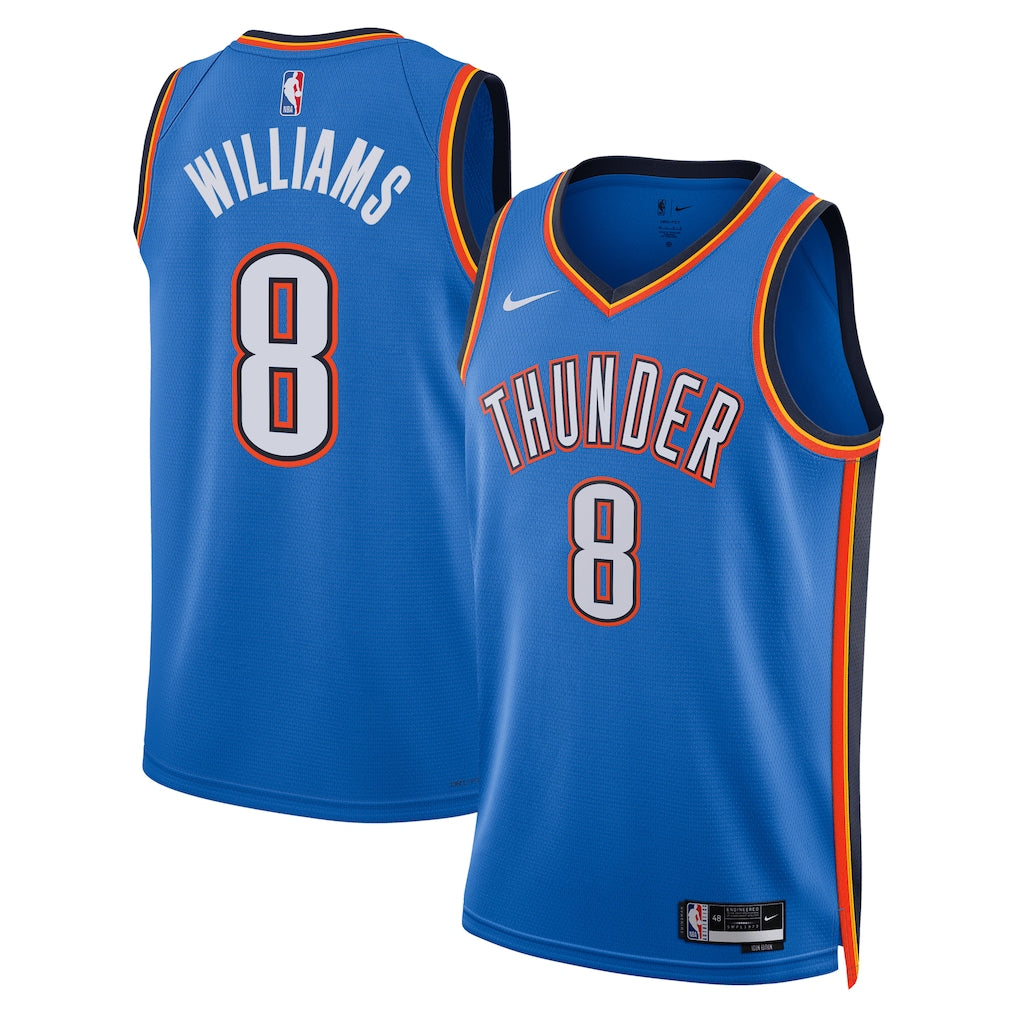 Jalen Williams Oklahoma City Thunder Unisex Swingman Jersey - Icon Edition - Blue